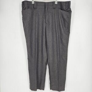 Vintage Circle S Pants Mens 48 Heather Gray Western Formal‎ Classic Polyester